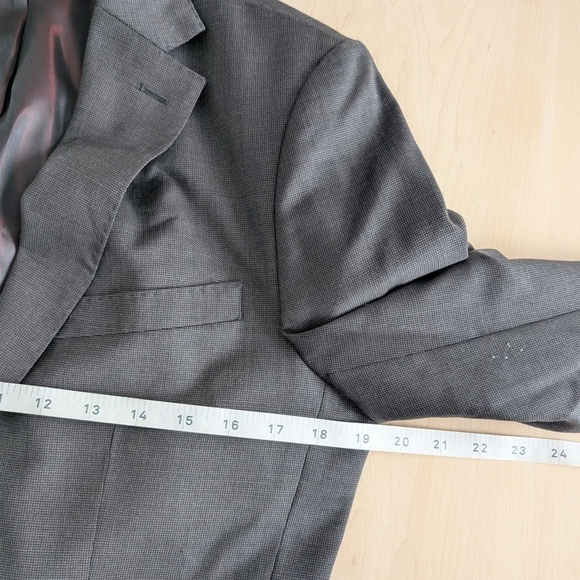 ZARA Merino Blazer Suit Classic Notched - Picture 2 of 13